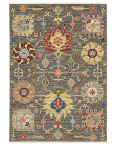Jhb Design Lucca 8111 Area Rug In Gray