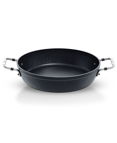 Shop Fissler Adamant Aluminum 9.5" Non-stick Serving Pan In Black