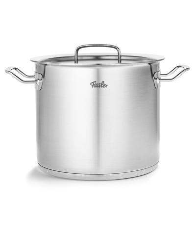 Shop Fissler Original-profi Collection Stainless Steel 9.6 Quart High Stock Pot With Lid