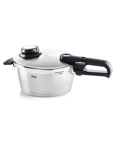 Shop Fissler Vitavit Premium Stainless Steel 3.7 Quart Pressure Cooker With Steamer Insert