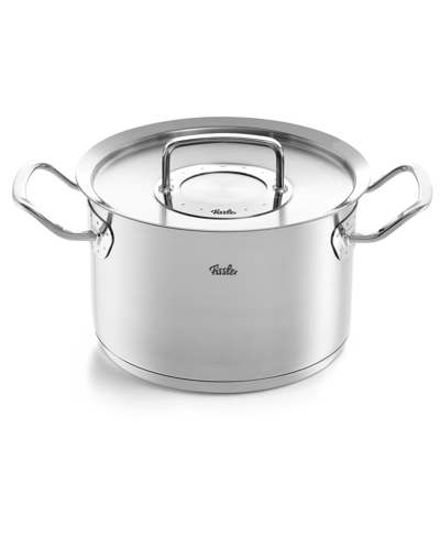 Shop Fissler Original-profi Collection Stainless Steel 4.2 Quart Stock Pot With Lid