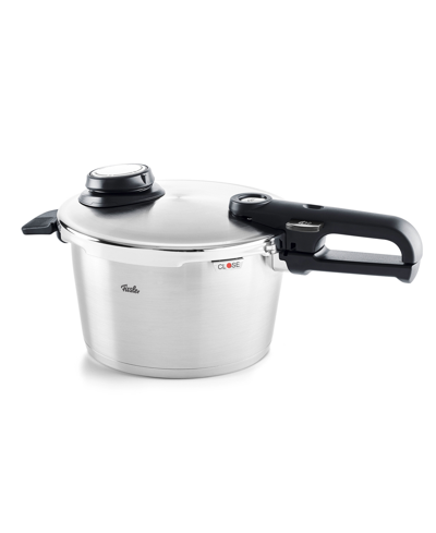 Shop Fissler Vitavit Premium Stainless Steel 6.3 Quart Pressure Cooker With Steamer Insert