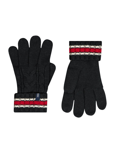 Shop Ikks Kids Gloves For Boys In Blue