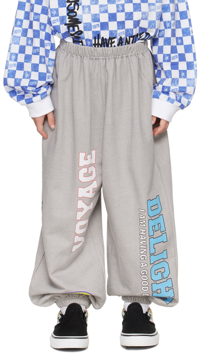 Shop Luckytry Kids Gray Ice Cream Vintage Lounge Pants