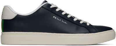 Shop Ps By Paul Smith Navy Rex Sneakers In 49 Blues