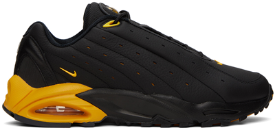 Shop Nike Black & Yellow Nocta Edition Hot Step Air Terra Sneakers In Black/university Gol
