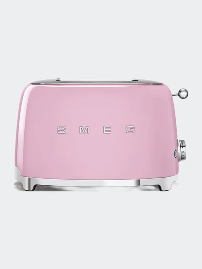 Shop Smeg 2-slice Toaster In Pink