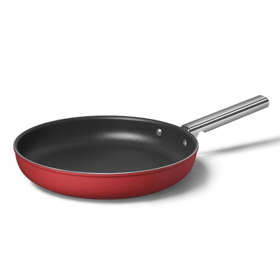 Shop Smeg Frypan 12" In Red