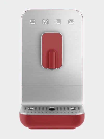 Shop Smeg Fully Automatic Coffee Machine In Red