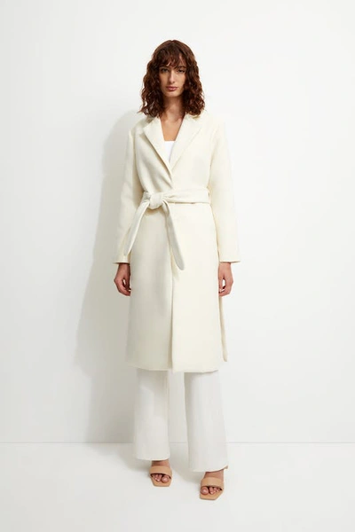 Shop Unreal Fur Love Affair Coat In White