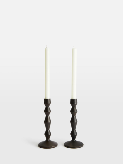 Soho Home Gigi Forged Metal Large Candleholder