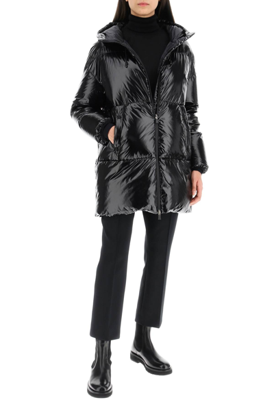 Shop Herno Laminar Laminar Glazed Ripstop Oversize Down Jacket In Black