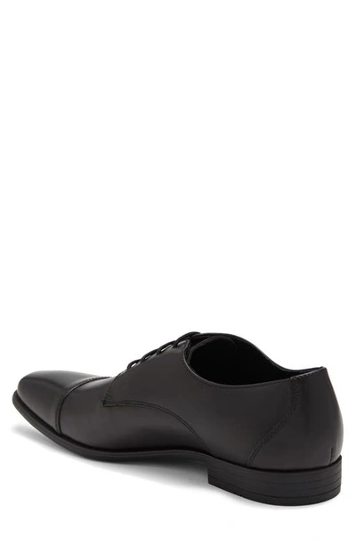 Rush By Gordon Rush Dylan Leather Derby In Black