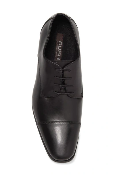 Rush By Gordon Rush Dylan Leather Derby In Black