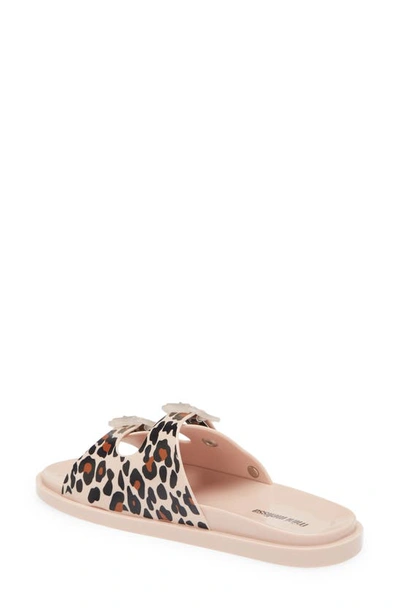 Shop Melissa Mini  Wide Ii Slide Sandal In Pink/ Black