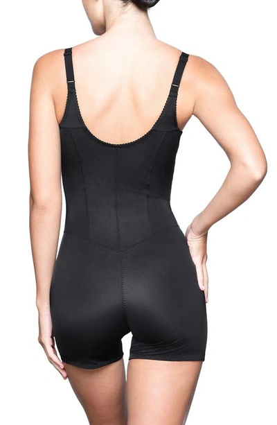 Skims Glam Short Bodysuit In Onyx