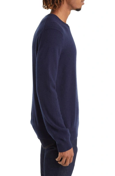Shop Polo Ralph Lauren Cashmere Crewneck Sweater In Hunter Navy