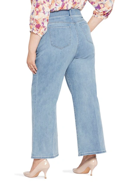 Shop Nydj Waist Match Major Wide Leg Jeans In Crystalline