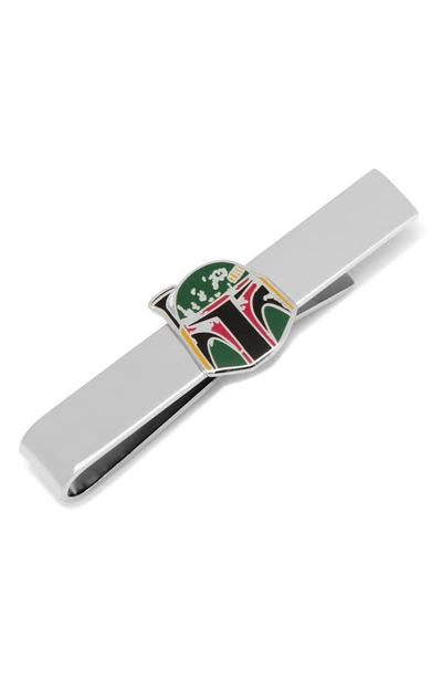 Shop Cufflinks, Inc . Star Wars™ Boba Fett Distressed Helmet Tie Bar In Green