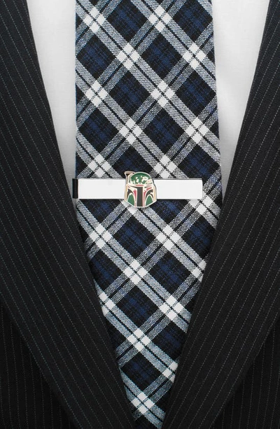 Shop Cufflinks, Inc Star Wars™ Boba Fett Distressed Helmet Tie Bar In Green