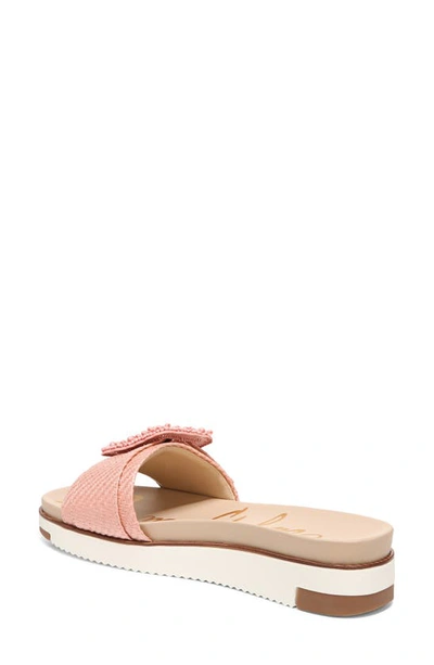 Shop Sam Edelman Ariane Beaded Slip-on Sandal In Coral Peach