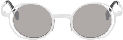 Shop Kuboraum White H11 Sunglasses
