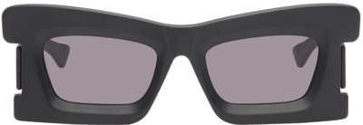 Shop Kuboraum Black R2 Sunglasses In Black Matt