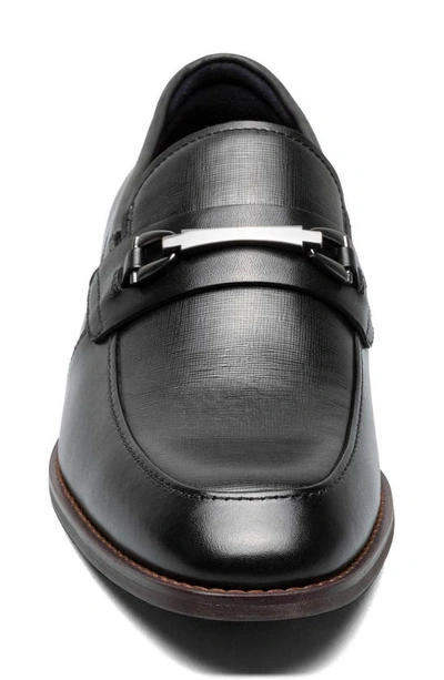 Shop Stacy Adams Kent Leather Loafer In Black