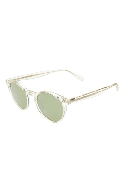Shop Oliver Peoples Romare 50mm Polarized Phantos Sunglasses In Light Beige