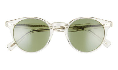 Shop Oliver Peoples Romare 50mm Polarized Phantos Sunglasses In Light Beige