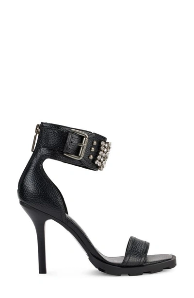 Karl Lagerfeld Malinda Ankle Cuff Sandal In Black