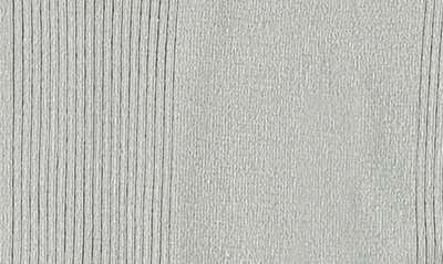 Paigelauren Ribbed Cotton & Modal Footie In Grey