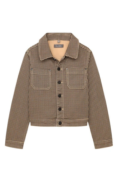 Shop Dl1961 Kids' Manning Houndstooth Jacket In Dogstooth