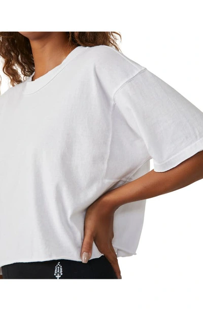 Shop Free People Fp Movement Inspire Cotton T-shirt In White