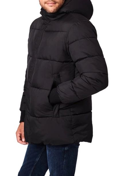 Shop Bernardo Downtown Water Resistant Puffer Jacket In Black