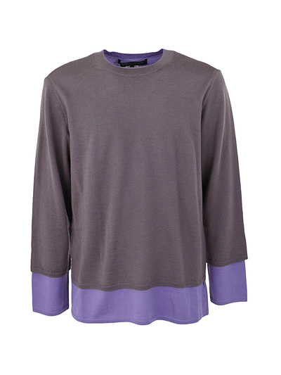 Shop Comme Des Garçons Men's  Grey Other Materials Sweater