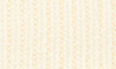 Moncler Appliqued Padded Ribbed Wool Beanie In Natural