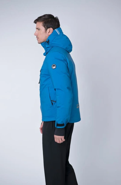 Shop The Recycled Planet Company Norwalk Water Repellent Recycled Down Parka In Mykonos Blue