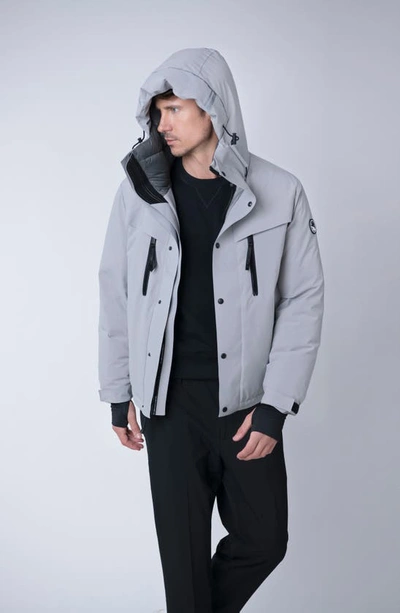 Shop The Recycled Planet Company Norwalk Water Repellent Recycled Down Parka In Light Grey