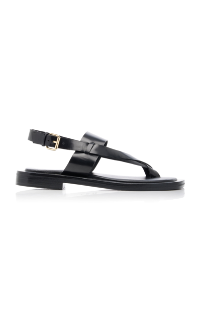 Shop A.emery Women's Remi Leather Sandals In Black