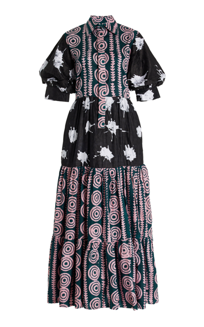 Shop Busayo Women's Olola Cotton Midi Dress In Multi