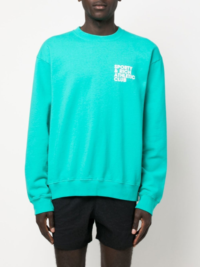 Shop Sporty And Rich Sporty & Rich Sweaters Green