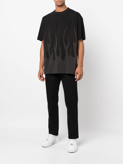 Shop Vision Of Super Cotton T-shirt In Black