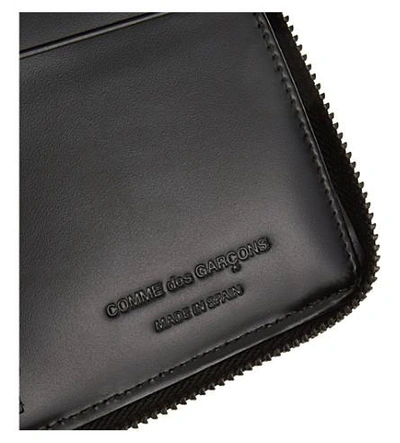 Shop Comme Des Garçons Long Leather Wallet In Very Black