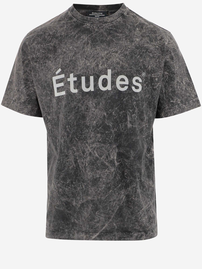 Shop Etudes Studio Etudes T-shirt With Logo Print In Nero