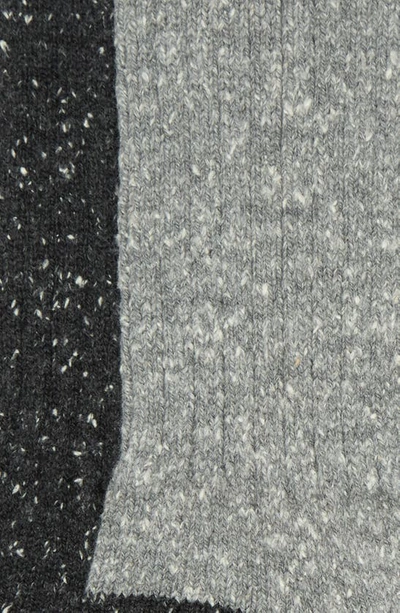 Hue Tweed Ribbed Boot Socks In Grey Pack