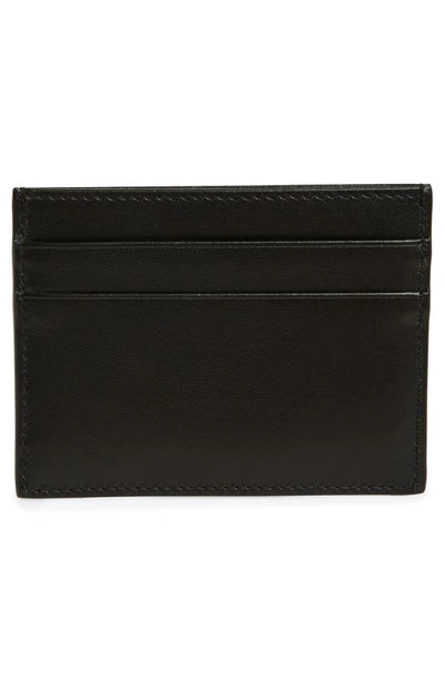 Shop Dolce & Gabbana Dg Logo Leather Card Case In Nero