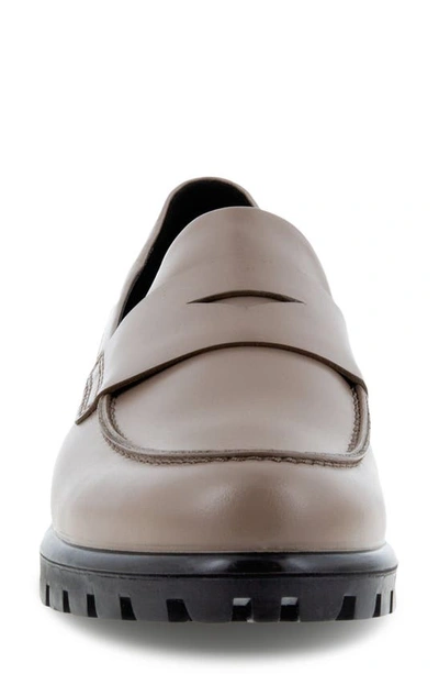Shop Ecco Modtray Penny Loafer In Taupe