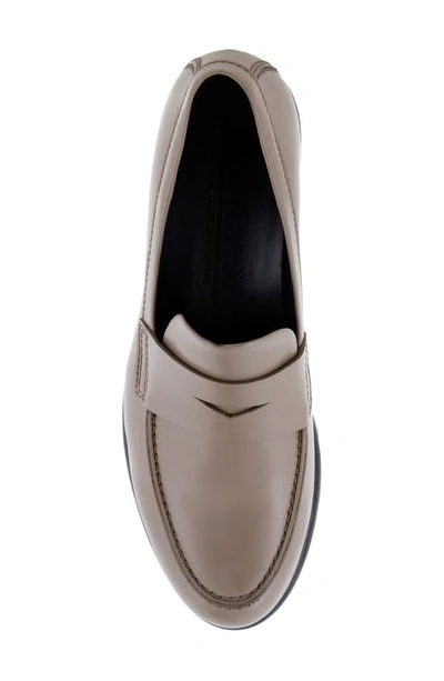Shop Ecco Modtray Penny Loafer In Taupe