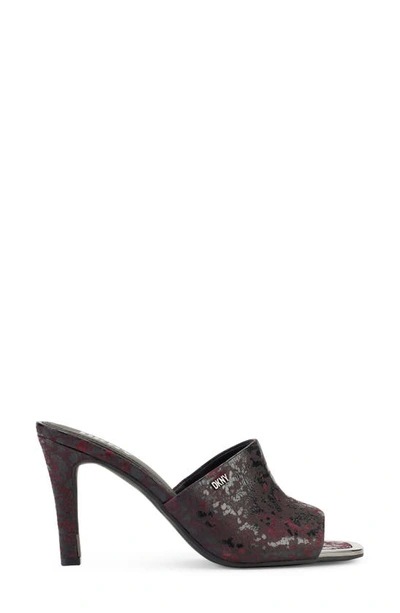 Shop Dkny Bronx Slip-on Mule Sandal In Bordeaux